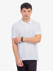Men's White Polo Shirt - EMTPS5-018