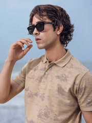 Men's Sand Polo Shirt - EMTPS5-027