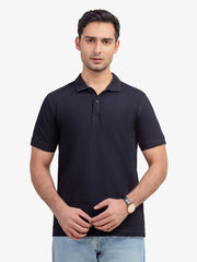 Men's Black Polo Shirt - EMTPS5-032