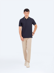 Men's Black Polo Shirt - EMTPS5-045