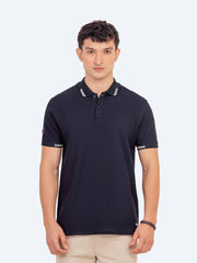 Men's Black Polo Shirt - EMTPS5-045