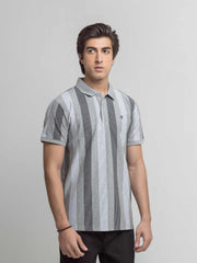 Men's Grey Polo Shirt - EMTPS6-058