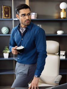 Men's Blue Shirt - EMTSB5-176