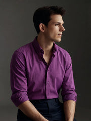 Business Check Shirt - EMTSB6-243