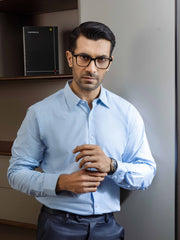 Men's Light Blue Shirt - EMTSI5-50803