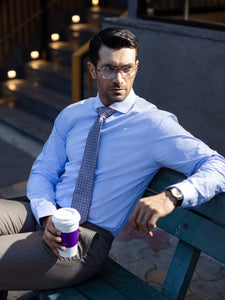 Men's Ice Blue Shirt - EMTSI5-50821