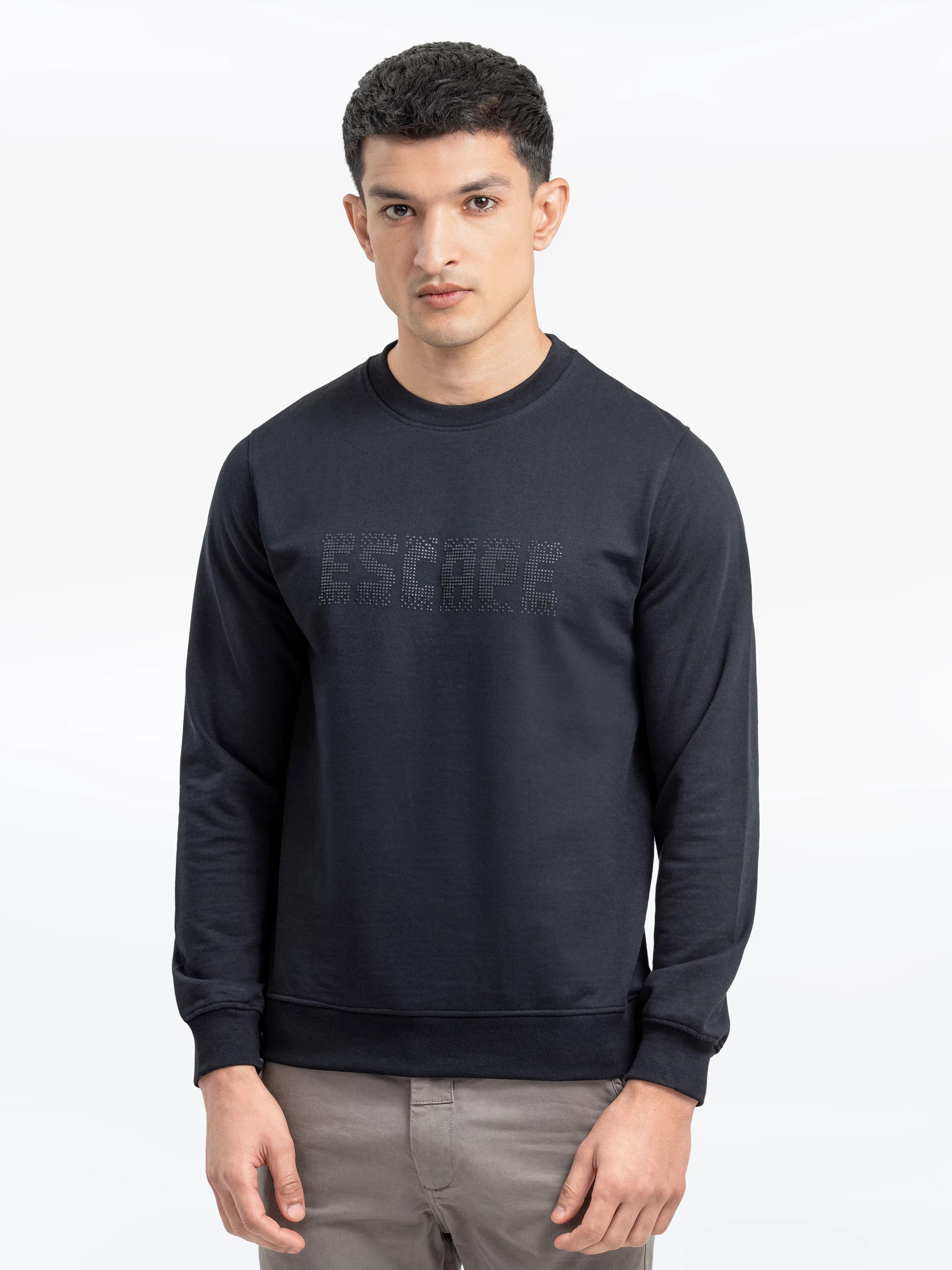 Men's Black Sweatshirt - EMTSS24-001