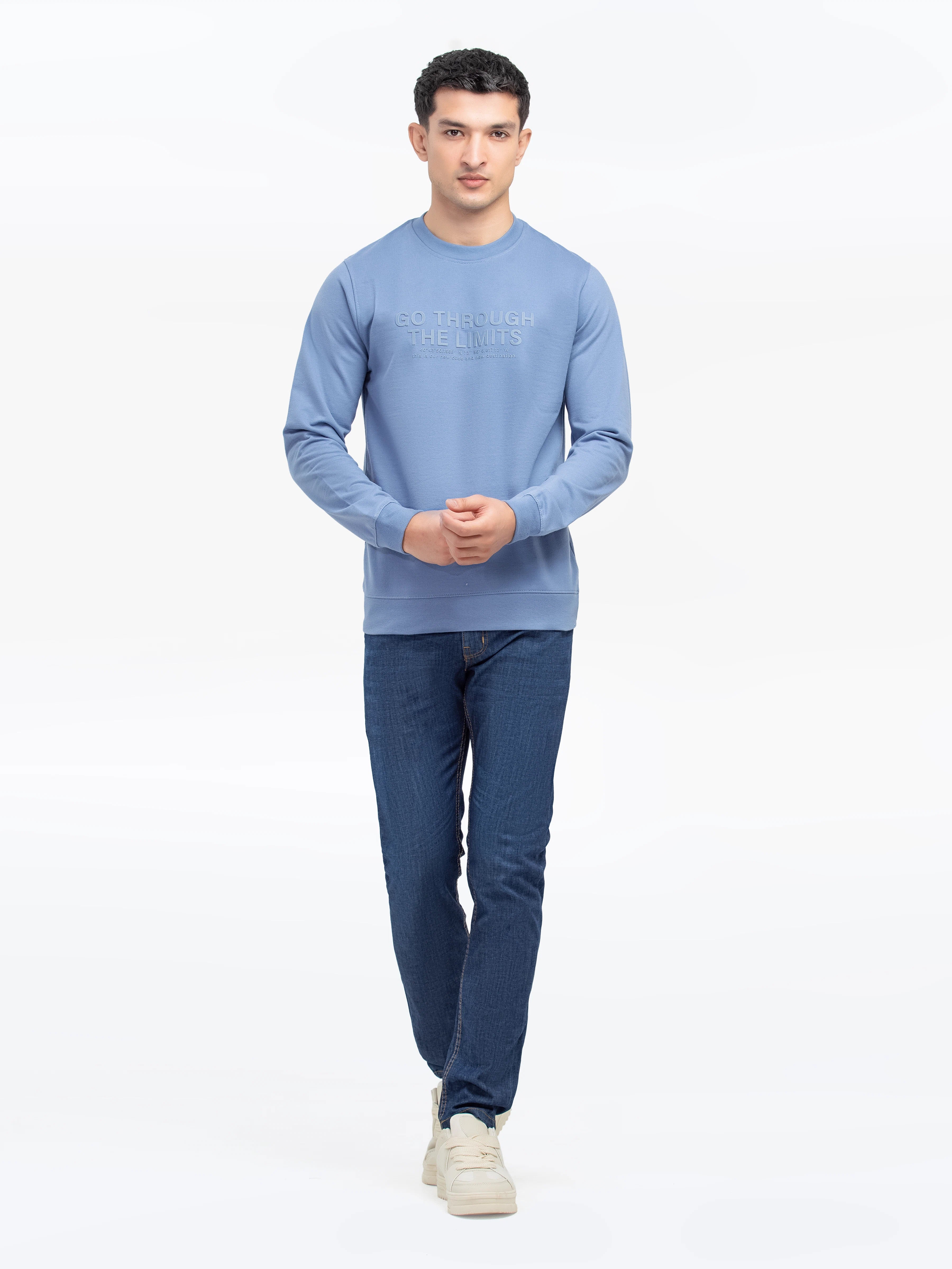 Men's Steel Blue Sweatshirt - EMTSS24-004