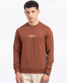 Men's Dark Brown Sweatshirt - EMTSS24-006