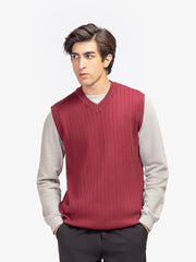 Men's Maroon Sweater - EMTSWT5-023