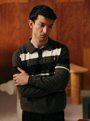 Men's Olive Sweater - EMTSWT5-027