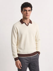 Johnny Collar Sweater - EMTSWT6-003