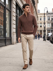 Cable Knit Sweater - EMTSWT6-005