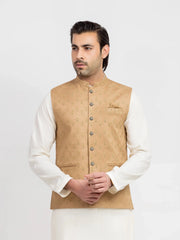 Men's Camel Waist Coat - EMTWCE5-36002