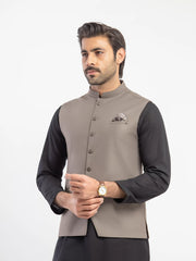 Men's Coffee Waist Coat - EMTWCP5-36003