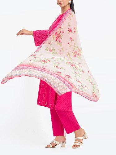 Pret 3Pc Embroidered Dobby Suit - EWTKE24-81342-3P