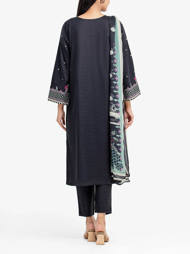 Pret 3Pc Embroidered Dobby Suit - EWTKE24-81343-3P