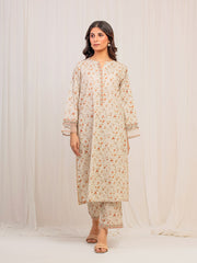 Pret 2Pc Embroidered Dobby Shirt Trouser - EWTKE24-81458ST