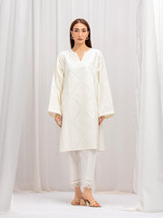 Pret 1Pc Embroidered Cambric Shirt - EWTKE5-81099S