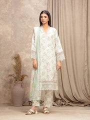 Embroidered Lawn Suit - EWTKE5-82491-3P