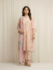 Pret Embroidered Lawn Suit - EWTKE5-82492-3P
