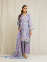 Pret Embroidered Lawn Suit - EWTKE5-82496-3P