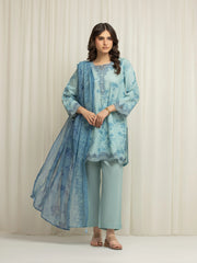 Pret Embroidered Lawn Suit - EWTKE5-83008-3P