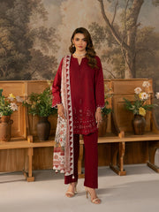 Pret Embroidered Lawn Suit - EWTKED5-82400-3P