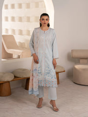 Pret Embroidered Slub Lawn Suit - EWTKED5-82408-3P