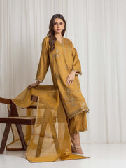 Pret Embroidered Viscose Suit - EWTKED6-84122-3P
