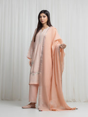 Embroidered Karandi Suit - EWTKED6-86079-3P