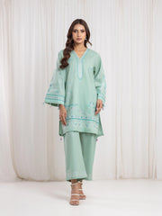 Embroidered Cambric Co-Ord Set - EWTKED6-86129ST