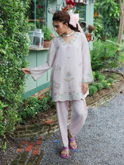 Embroidered Viscose Co-Ord Set - EWTKED6-86179ST