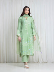 Embroidered Blended Suit - EWTKED6-86214-3P