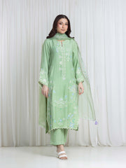Embroidered Blended Suit - EWTKED6-86214-3P