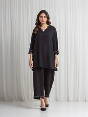 Embroidered Crepe Co-Ord Set - EWTKED6-86235ST