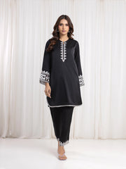 Embroidered Crepe Co-Ord Set - EWTKED6-86272ST