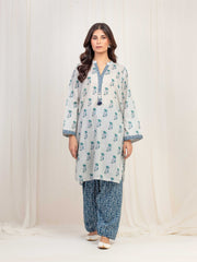 Pret 2Pc Printed Lawn Shirt Trouser - EWTKP5-81886ST