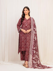 Pret 3Pc Printed Lawn Suit - EWTKP5-82019-3P