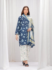 Pret 3Pc Printed Lawn Suit - EWTKP5-82497-3P