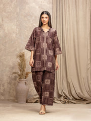 Printed Khaddar Co-Ord Set - EWTKP5-84041ST