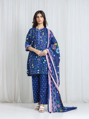 Printed Lawn Suit - EWTKP6-86417-3P