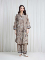 Printed Khaddar Co-Ord Set - EWTKP6-86504ST