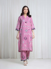 Printed Khaddar Co-Ord Set - EWTKP6-86509ST