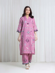 Printed Khaddar Shirt Trouser - EWTKP6-86509ST