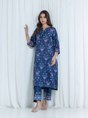 Printed Khaddar Co-Ord Set - EWTKP6-86510ST