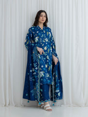 Printed Khaddar Suit - EWTKP6-86529-3P