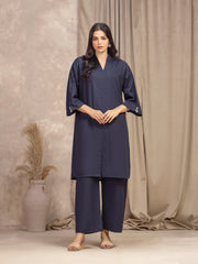Solid Khaddar Co-Ord Set - EWTKS5-84022ST