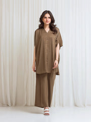 Pret Solid Polyester Co-Ord Set - EWTKS6-86096ST