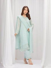 Pret 3Pc Embroidered Chiffon Suit - EWTPLE5-00047-3P